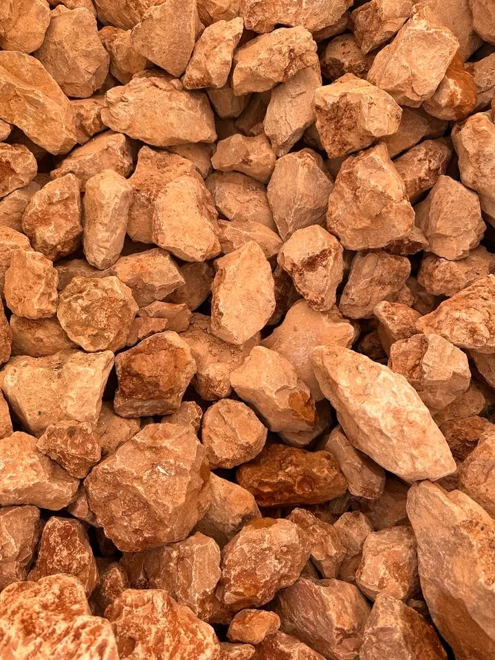 Marble gabion stone red — 40–120 mm