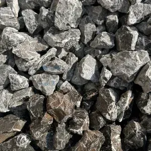 Pierres à gabion alpines gris, anthracite et blanc — 70–100 mm