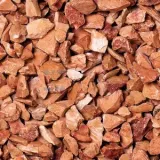 Carrara marble chippings red — 16–22 mm - 1