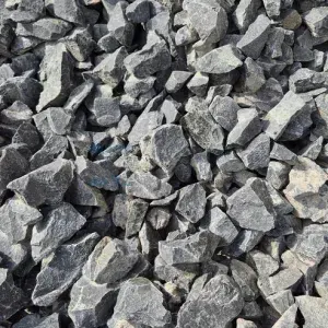 Basalt gabion stone black — 32–56 mm