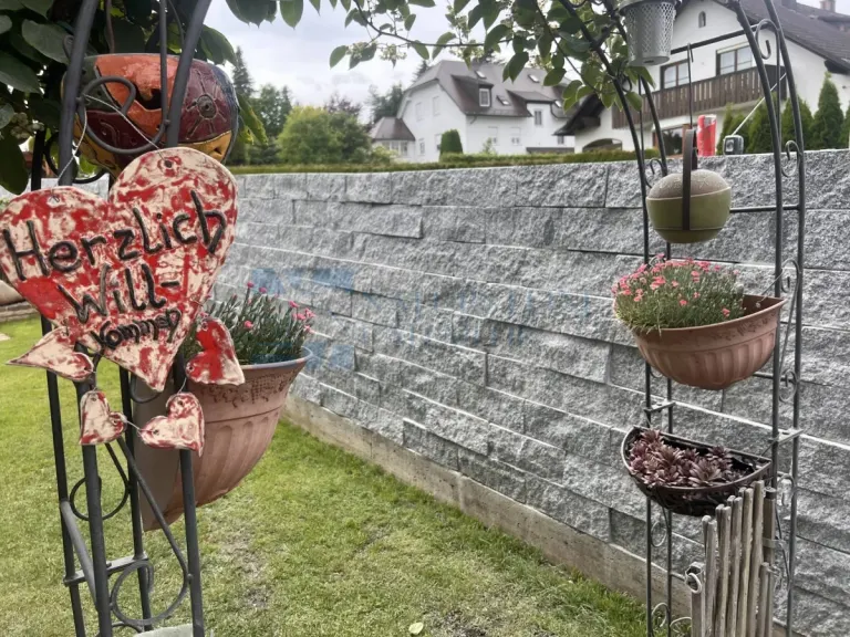 Granite walling stones — 15 × 20 × 40 cm