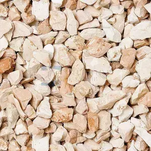 Carrara marmersplit roze — 16–22 mm