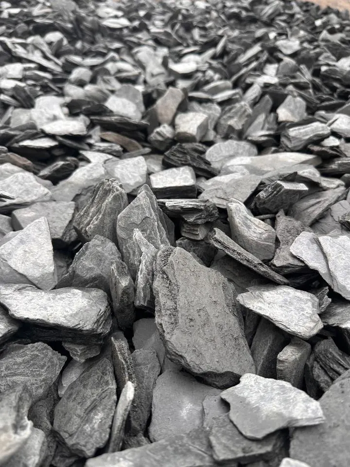 Slate chippings anthracite-black — 30–60 mm