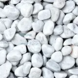 Carrara marmergrind wit — 15–25 mm - 1