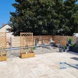 Dallage de terrasse en travertin Classic — 61 × 40,6 × 3 cm - 2