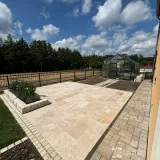 Dallage de terrasse en travertin Classic — 61 × 40,6 × 3 cm - 12