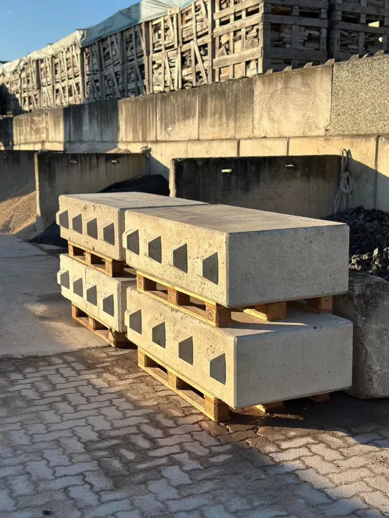 Beton Lego Steine 120×40×80 cm – Betonblockstein für Stützwände & Schüttgutboxen