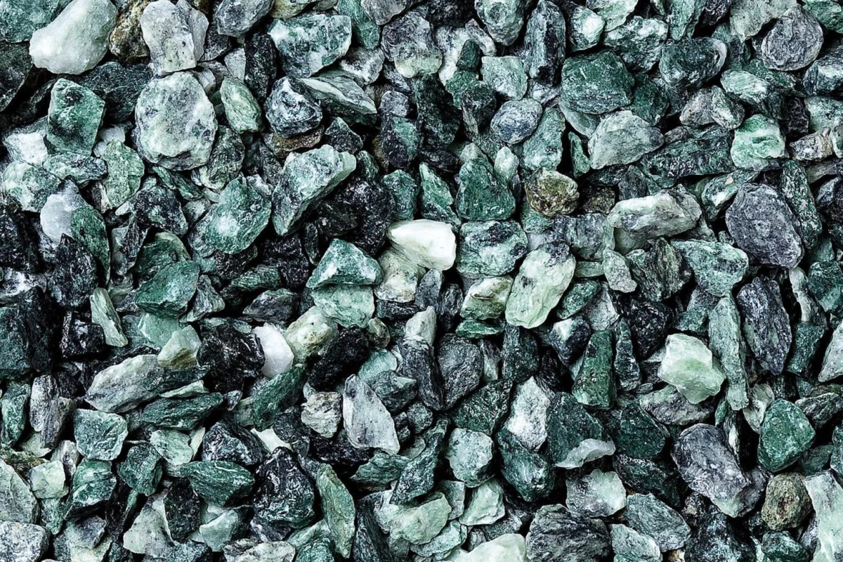 Carrara Marmorsplitt Grün 16–22 mm im Big Bag – Premium Naturstein aus Italien