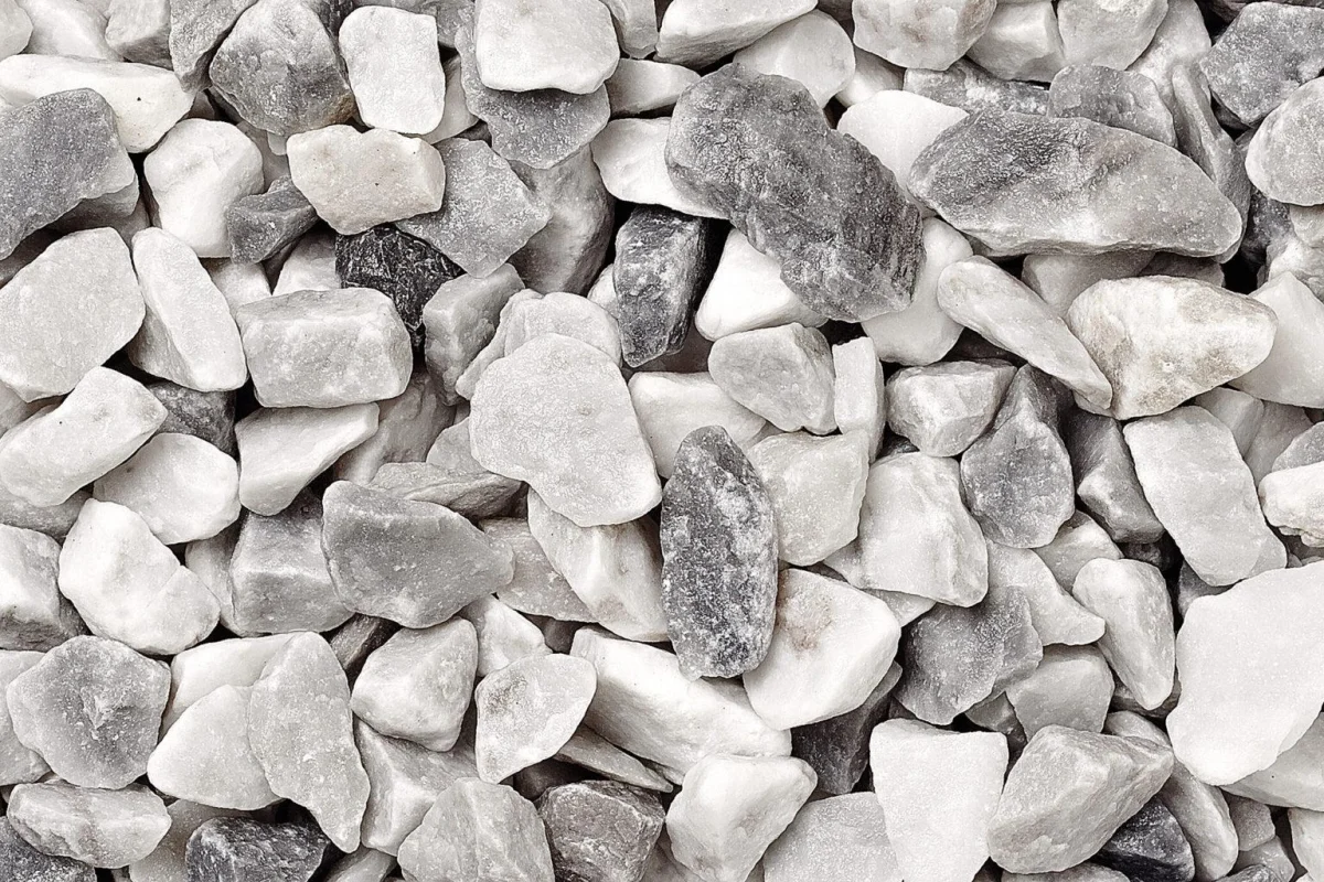 Carrara Marmorsplitt Grau 16–22 mm im Big Bag – Premium Naturstein aus Italien