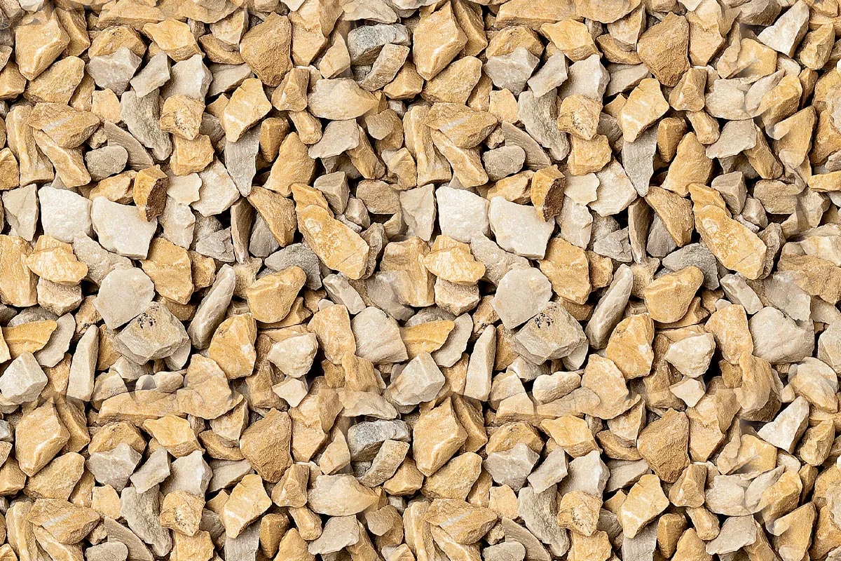 Carrara Marmorsplitt Gelb 16–22 mm im Big Bag – Premium Naturstein aus Italien