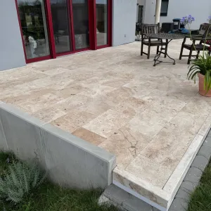 Travertin Classic Römischer Verband 3 cm – geschliffen & getrommelt - 2