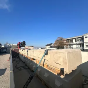 Beton Lego Steine 160×40×80 cm – Betonblockstein für Stützwände & Schüttgutboxen - 3