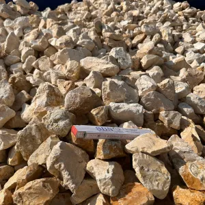 Jurakalkschroppen Gelbgrau 56–120 mm im Big Bag – Massive Gabionensteine aus Kalkstein - 3