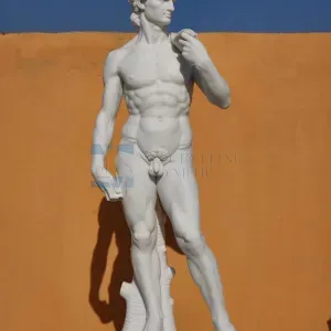 David Statue 180 cm Marmorfigur Handarbeit Skulptur - 3