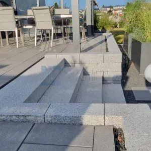 Granit Blockstufen 15×35×150 cm – allseits gesägt & sandgestrahlt - 2