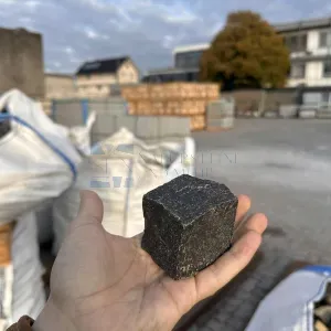 Basalt Mosaikpflaster 4x6x6 cm – schwarz, allseits gespalten, Natursteinpflaster - 2