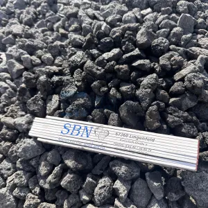 Lavamulch Anthrazit Schwarz 8–16 mm – Hochwertiger Lavasplitt für Garten & Landschaftsbau - 1