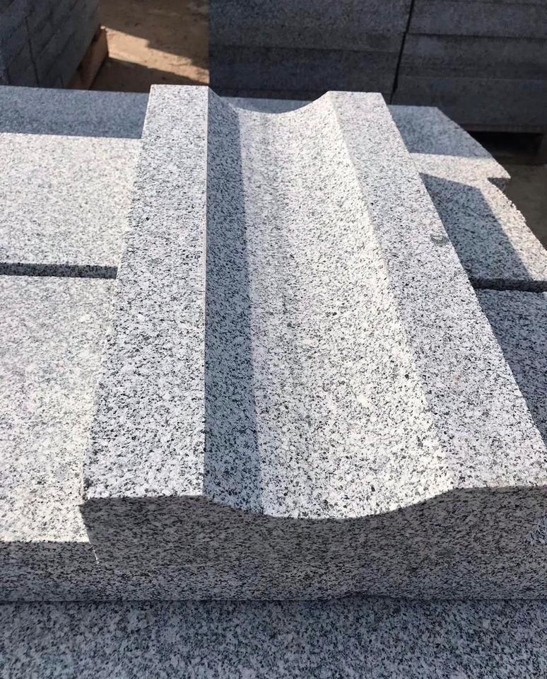 Granit Entwässerungsrinne 50 × 25 cm – naturrau, 6 oder 8 cm - 2
