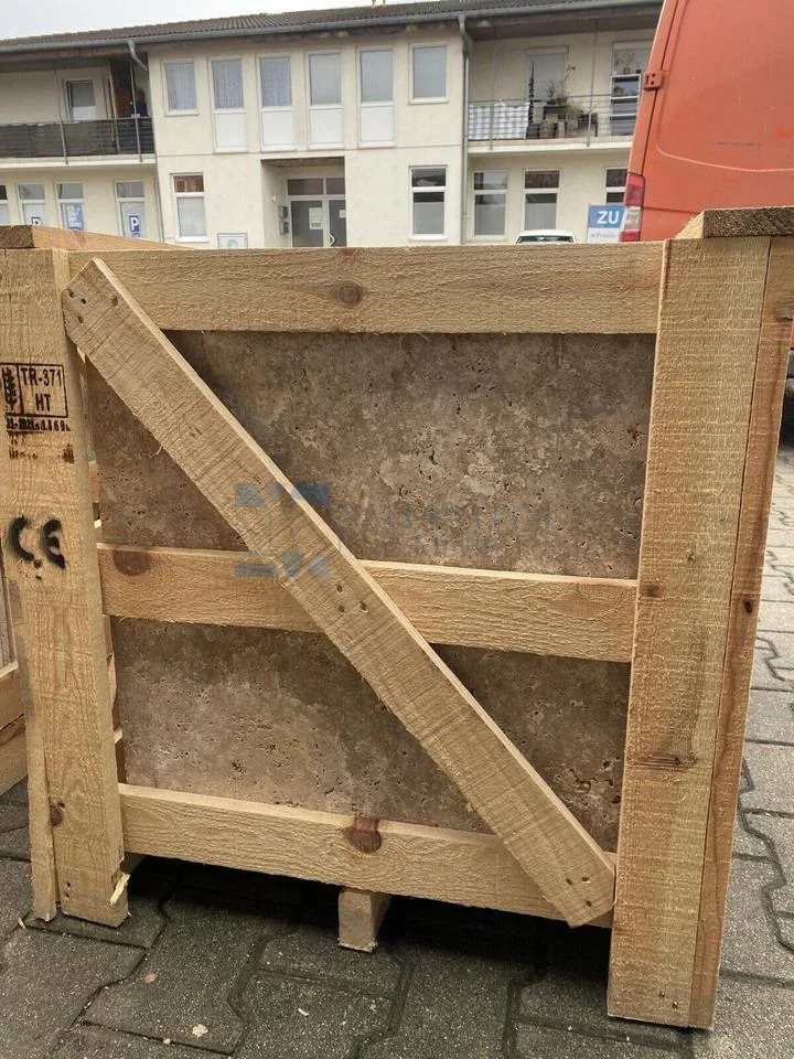 Travertin-Fliesen Natural – 60 × 60 × 1,2 cm