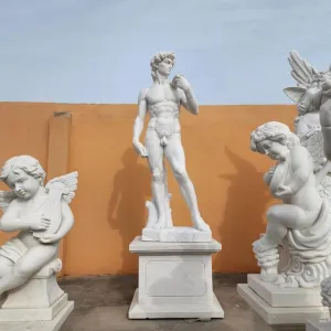 Marmorstatue David – 180 cm - 4