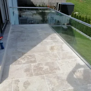 Travertine patio slabs — 60 × 40 × 3 cm - 6