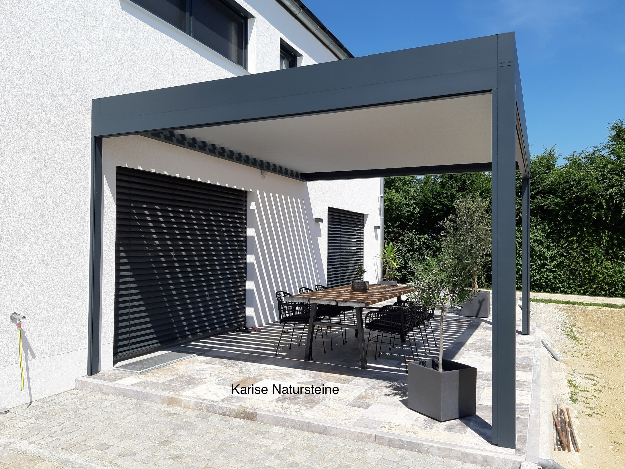 Travertin Silber Terrassenplatten