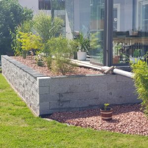 Granit Bergama Grey Mauersteine 15x20x40cm