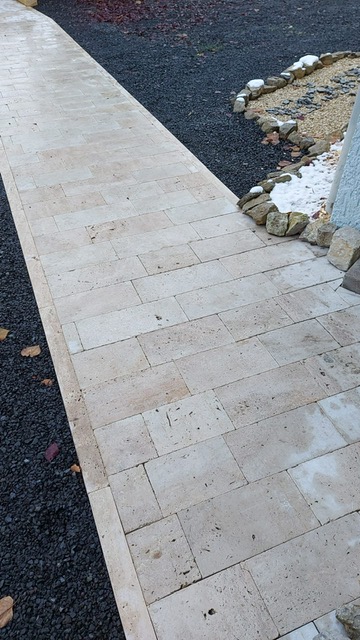Granit Dunkelgrau Anthrazit  Terrassenplatten