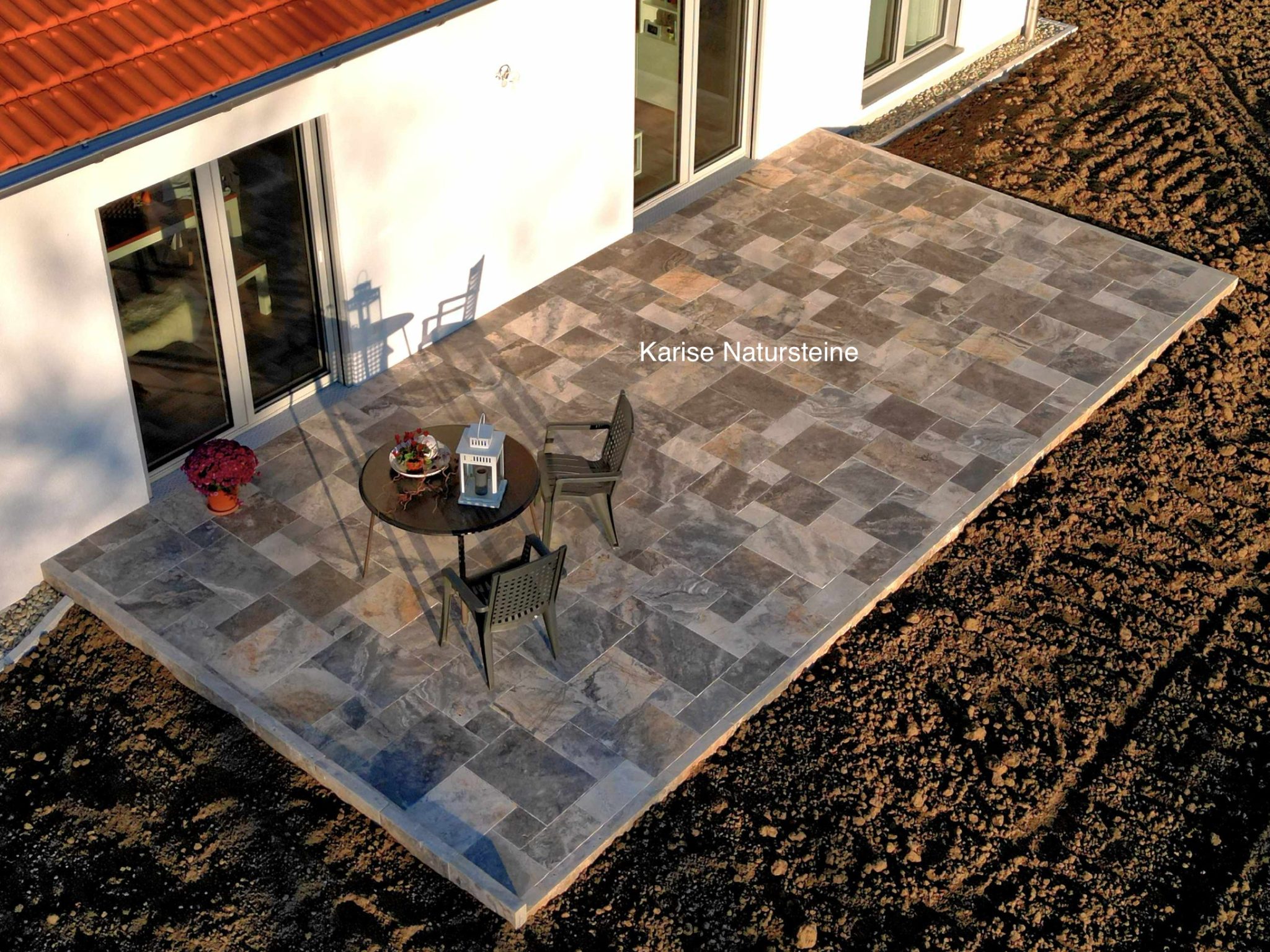 Granit Bergama Grey Terrassenplatten