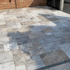 Travertin Silber Terrassenplatten