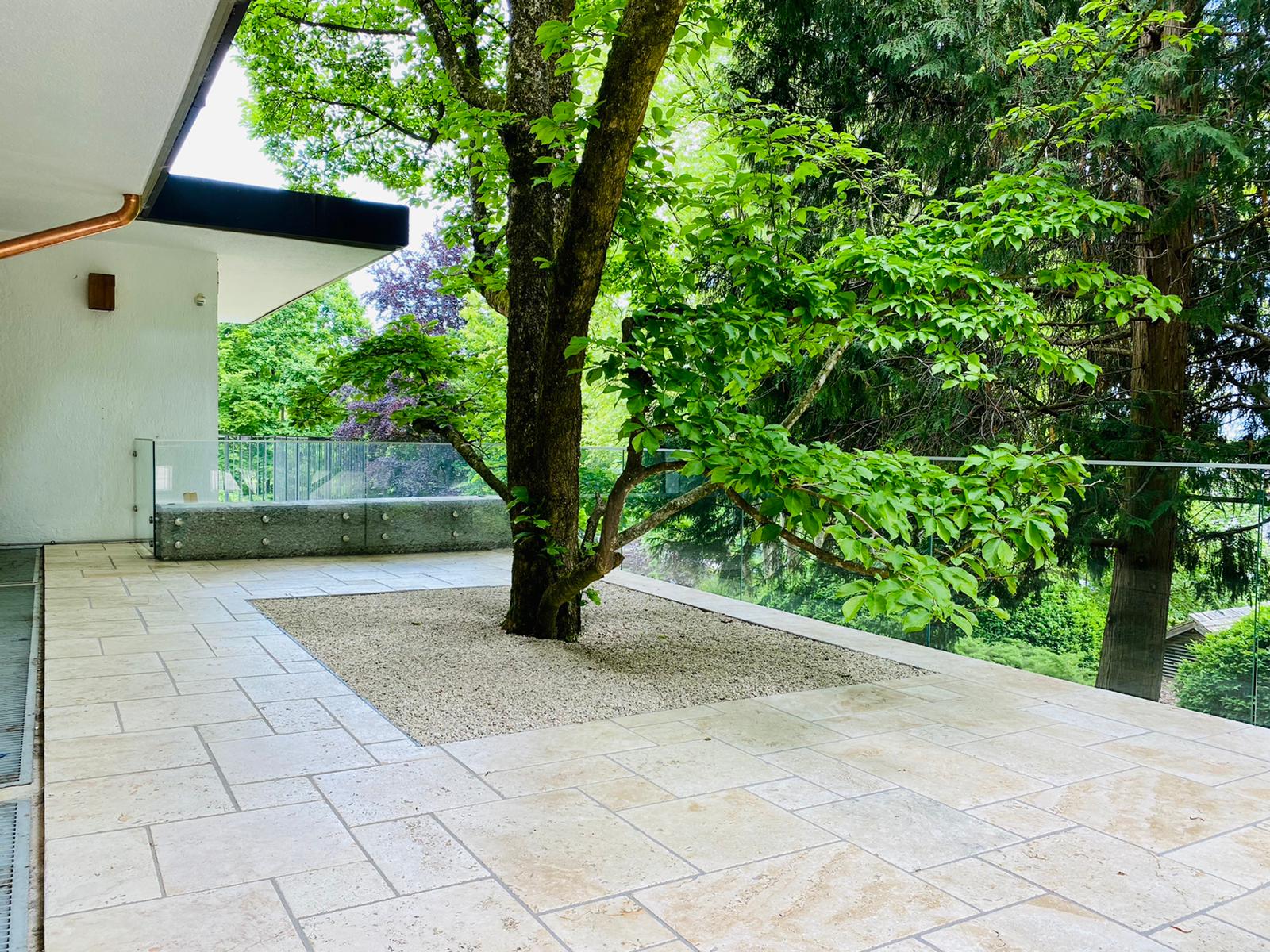 Travertin Light Antik Terrassenplatten
