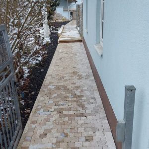 Granit Dunkelgrau Anthrazit  Terrassenplatten