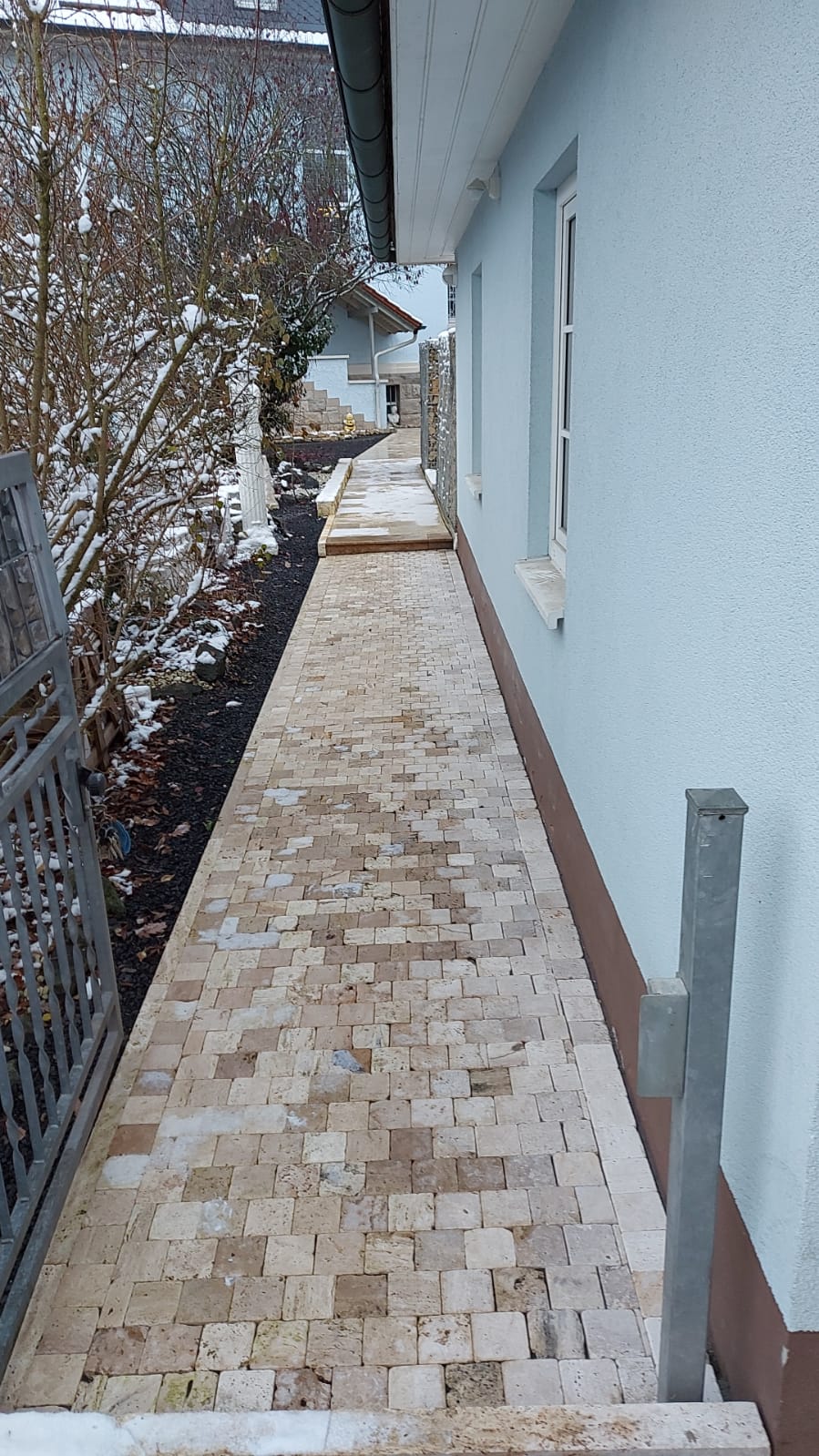 Granit Dunkelgrau Anthrazit  Terrassenplatten