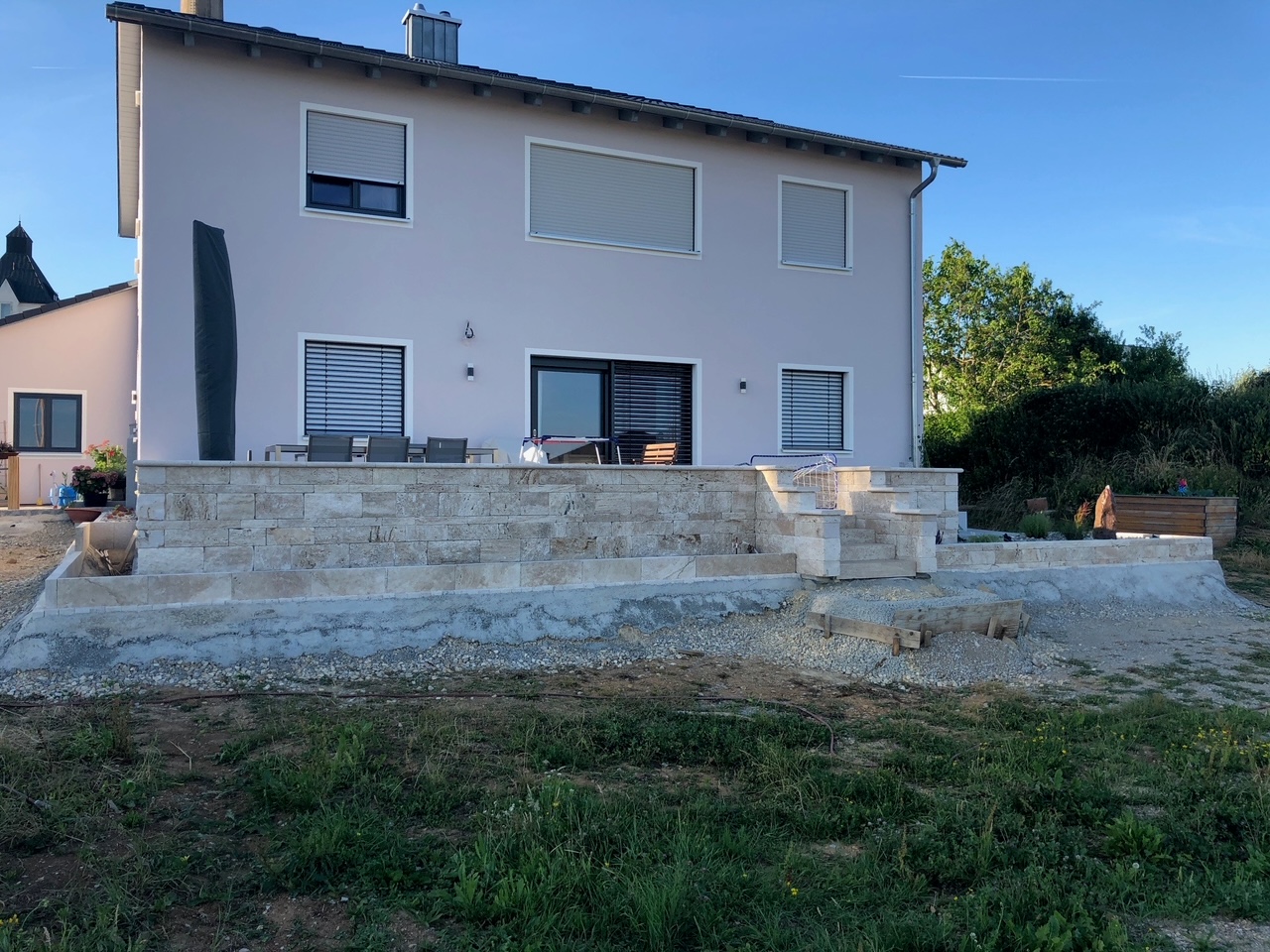 Travertin Assos Mauersteine