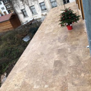 Granit Dunkelgrau Anthrazit  Terrassenplatten