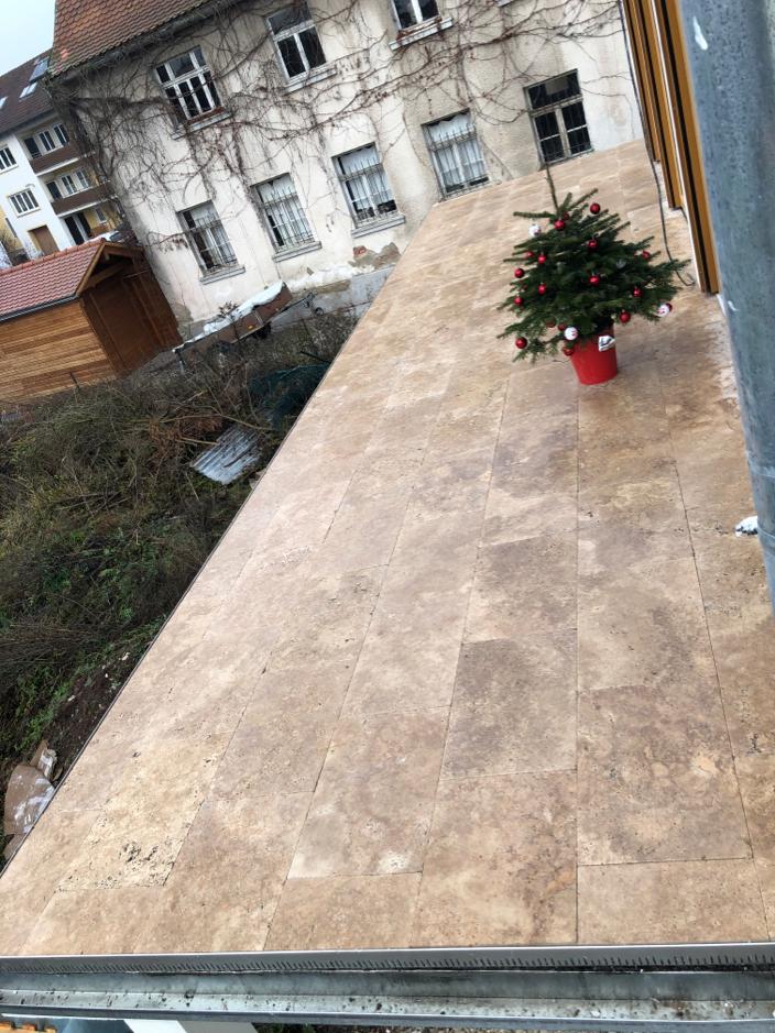 Travertin Noce Terrassenplatten