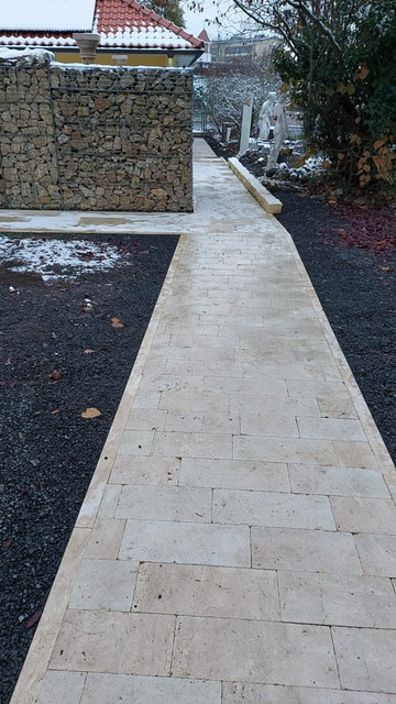 Granit Dunkelgrau Anthrazit  Terrassenplatten