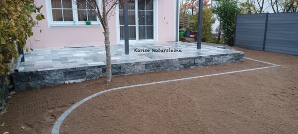 Kalkstein Silber Grey Mauersteine - Görsel 2