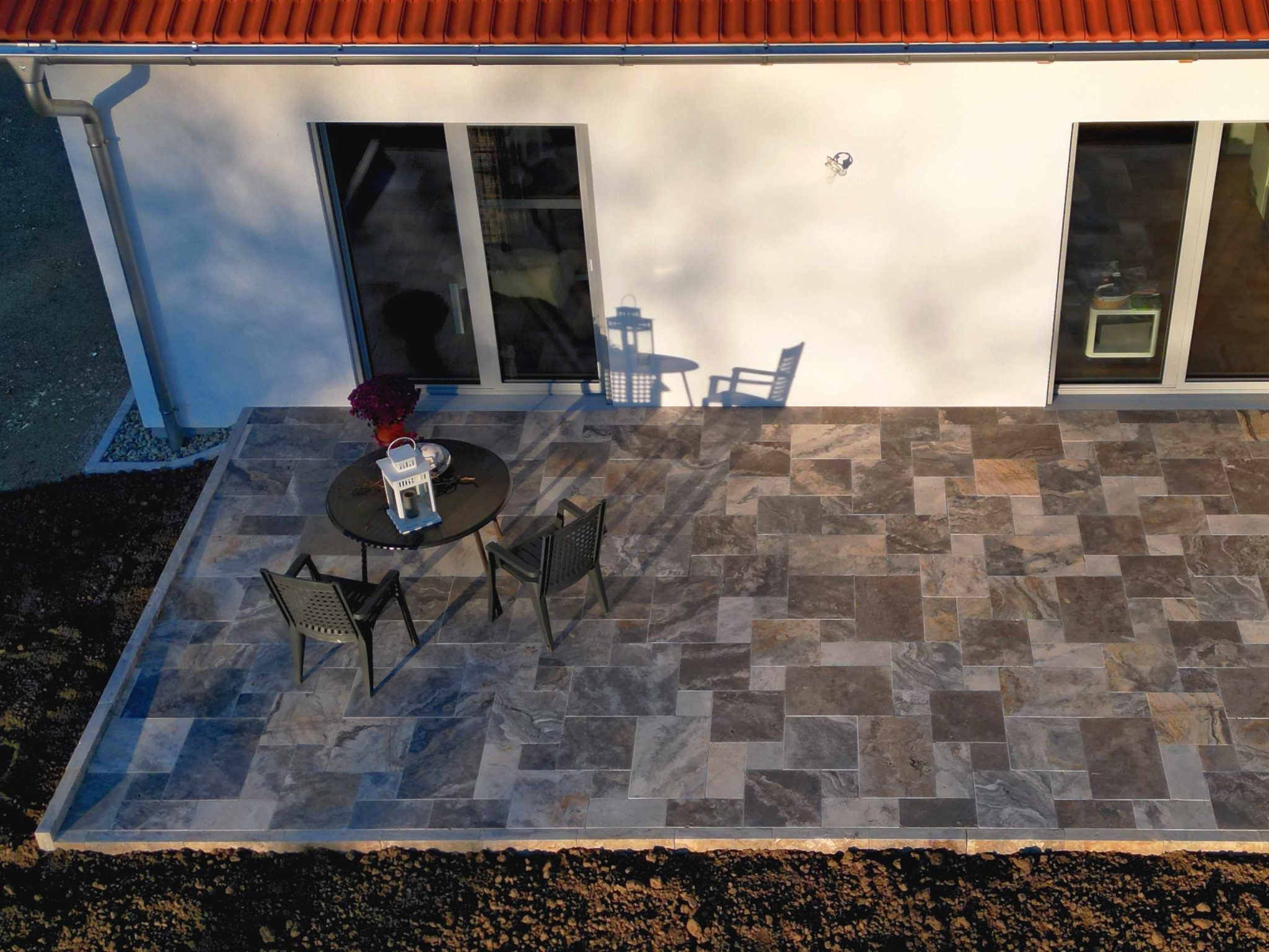 Granit Bergama Grey Terrassenplatten