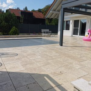 Granit Dunkelgrau Anthrazit  Terrassenplatten