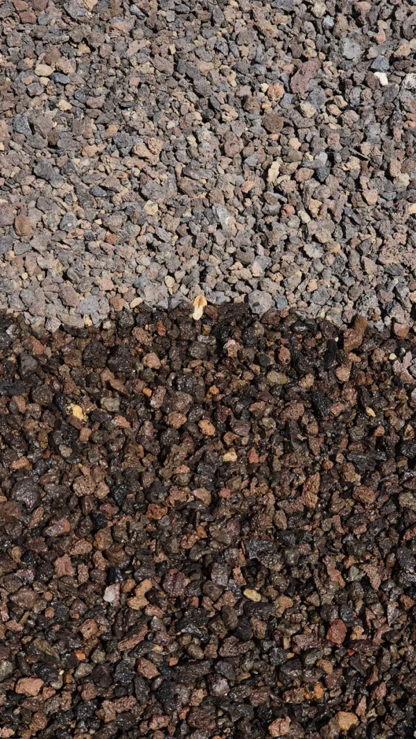 Lavasplitt Rot/braun | 2mm - 8mm