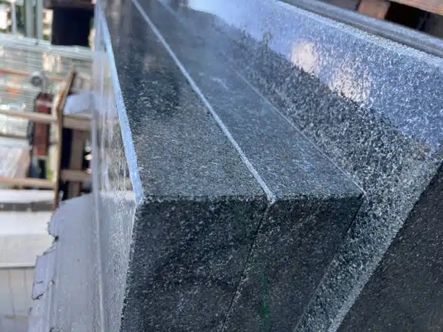 Granit Dunkelgrau Randsteine