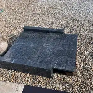 Granit Dunkelgrau Anthrazit  Terrassenplatten