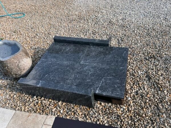 Granit Dunkelgrau Anthrazit  Terrassenplatten - Görsel 4