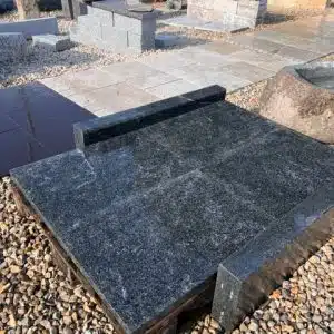 Granit Dunkelgrau Anthrazit  Terrassenplatten