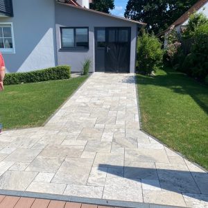 Travertin Silber Terrassenplatten