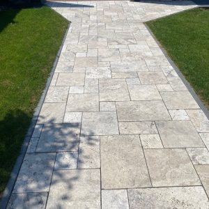 Travertin Silber Terrassenplatten