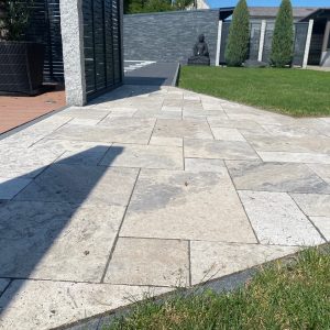 Travertin Silber Terrassenplatten