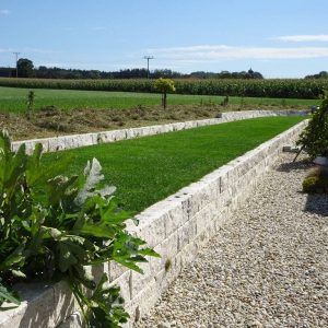 Travertin Silber Mauersteine