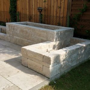 Travertin Naturel Terrassenplatten